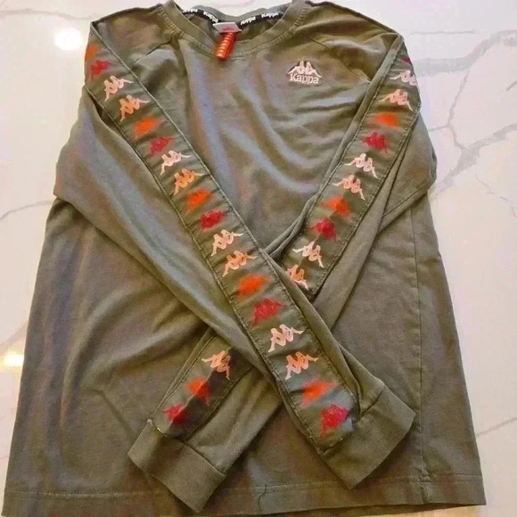Kappa Mens 222 Banda Bones Long Sleeve Olive Green Size Small - Picture 4 of 9